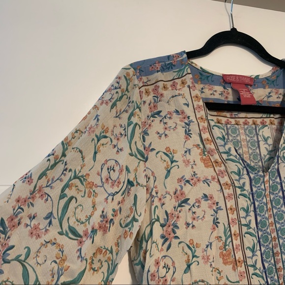 Rose & Thyme | Boho Blouse Shirt - Picture 2 of 15
